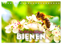 Die Welt der fleißigen Bienen (Tischkalender 2024 DIN A5 quer), CALVENDO Monatskalender