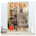 Cuba Retro Kalender (hochwertiger Premium Wandkalender 2024 DIN A2 hoch), Kunstdruck in Hochglanz