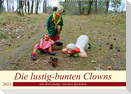 Die lustig-bunten Clowns (Wandkalender 2023 DIN A2 quer)