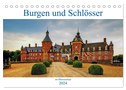 Burgen und Schlösser im Münsterland (Tischkalender 2024 DIN A5 quer), CALVENDO Monatskalender