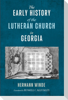 The Early History of the Lutheran Church in Georgia