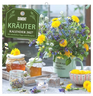Neumann Verlage GmbH & Co KG (Hrsg.). DuMonts Kräuter Kalender 2027 - Wandkalender 30x30 cm (30x60 cm geöffnet) mit 36 Fotos mit Rezepten und Tipps und Platz für Notizen. Neumann Verlage GmbH & Co, 2026.