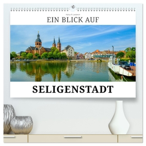 W. Lambrecht, Markus. Ein Blick auf Seligenstadt (hochwertiger Premium Wandkalender 2024 DIN A2 quer), Kunstdruck in Hochglanz - Seligenstadt - die Einhardstadt am Main. Calvendo, 2023.