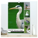 Vielfalt Wasservögel (hochwertiger Premium Wandkalender 2024 DIN A2 hoch), Kunstdruck in Hochglanz