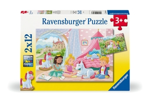 Kinderpuzzle 2x12 Teile - Zauberhafte Freundschaft. Ravensburger Spieleverlag, 2024.