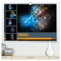 Downhill Explosion (hochwertiger Premium Wandkalender 2024 DIN A2 quer), Kunstdruck in Hochglanz