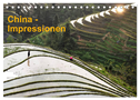 China-Impressionen (Tischkalender 2025 DIN A5 quer), CALVENDO Monatskalender
