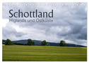 Schottland Highlands und Ostküste (Tischkalender 2025 DIN A5 quer), CALVENDO Monatskalender