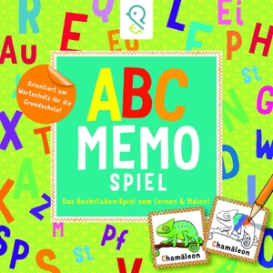 Gagel, Sonja. ABC-Memo-Spiel - Das Buchstaben-Spiel zum Lernen & Malen!. klein & groß Verlag, 2017.