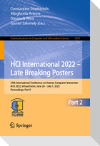 HCI International 2022 ¿ Late Breaking Posters