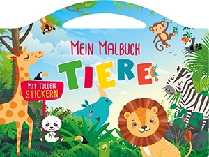 Mein Malbuch Tiere - Mit tollen Stickern. Für Kinder ab 4 Jahren. Schwager und Steinlein, 2022.