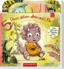 Mein Mitmach-Puzzle-Buch: 5 Dinos gehen allein aufs Klo