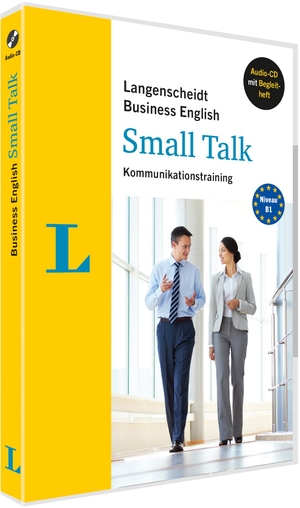 Langenscheidt Business English Small Talk - Kommunikationstraining. Audio-CD mit Begleitheft. Langenscheidt bei PONS, 2020.