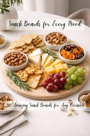 Johnson. Snack Boards for Every Mood - 30 Amazing Snack Boards for Any Occasion. Independently published, 2026.