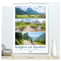 Radlglück mit Alpenblick 2025 (hochwertiger Premium Wandkalender 2025 DIN A2 hoch), Kunstdruck in Hochglanz