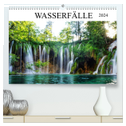 Wasserfälle - die schönsten Wasserfälle der Welt (hochwertiger Premium Wandkalender 2024 DIN A2 quer), Kunstdruck in Hochglanz