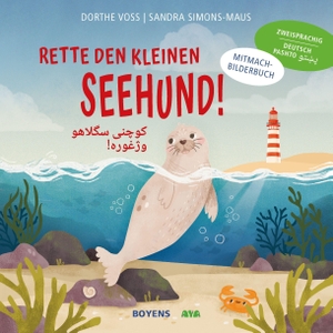 Voss, Dorthe. Rette den kleinen Seehund Deutsch-Pashto. Boyens Buchverlag, 2026.