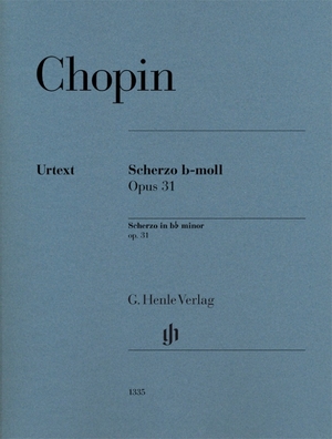 Chopin, Frédéric. Scherzo Nr. 2 b-moll op. 31, Urtext - Klavier zu zwei Händen;Tasteninstrumente;revidierte Einzelausgabe aus HN 279;. Henle, G. Verlag, 2017.