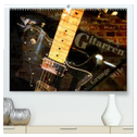 Gitarren - Grunge Style (hochwertiger Premium Wandkalender 2024 DIN A2 quer), Kunstdruck in Hochglanz