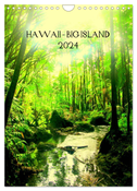Hawaii - Big Island (Wandkalender 2024 DIN A4 hoch), CALVENDO Monatskalender