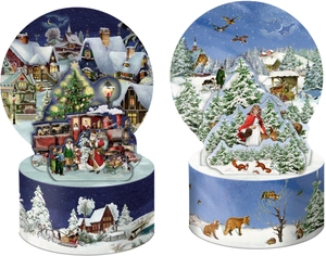 Mini-Adventskalender - Adventszauber (Pop-up) - Zum Aufstellen. Coppenrath, 2026.