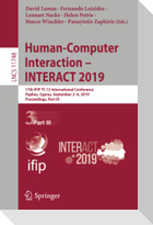 Human-Computer Interaction ¿ INTERACT 2019