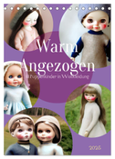 Warm angezogen KI Puppenkinder in Wollkleidung (Tischkalender 2025 DIN A5 hoch), CALVENDO Monatskalender