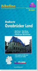 Bikeline Radkarte Deutschland Osnabrück und Umgebung 1 : 75 000