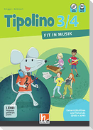 Tipolino 3/4 - Fit in Musik. Unterrichtsfilme und Tutorials. Ausgabe Deutschland. DVD und HELBLING Media App. Klasse 3/4