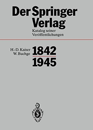 Sarkowski, Heinz (Hrsg.). Der Springer-Verlag - Katalog Seiner Veröffentlichungen 1842¿1945. Springer Berlin Heidelberg, 2012.