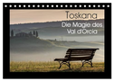 Toskana - Die Magie des Val d'Orcia (Tischkalender 2025 DIN A5 quer), CALVENDO Monatskalender