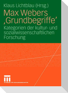 Max Webers 'Grundbegriffe'