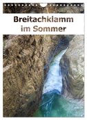 Breitachklamm im Sommer (Wandkalender 2025 DIN A4 hoch), CALVENDO Monatskalender