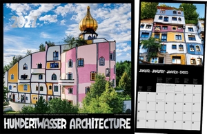 Wörner Verlag GmbH (Hrsg.). Hundertwasser Broschürenkalender Architektur 2027. Wörner Verlag GmbH, 2026.