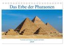 Das Erbe der Pharaonen (Tischkalender 2024 DIN A5 quer), CALVENDO Monatskalender