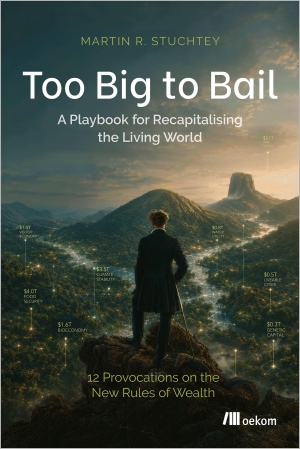 Stuchtey, Martin R.. Too big to bail - A Playbook for Recapitalising the Living World. 12 Provocations on the New Rules of Wealth. Oekom Verlag GmbH, 2026.