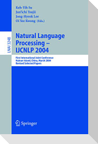 Natural Language Processing ¿ IJCNLP 2004