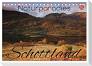 Naturparadies Schottland (Tischkalender 2025 DIN A5 quer), CALVENDO Monatskalender