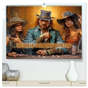 Die Welt der Pokerspieler (hochwertiger Premium Wandkalender 2024 DIN A2 quer), Kunstdruck in Hochglanz