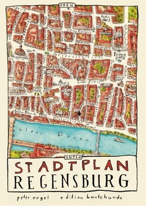 Stadtplan Regensburg. edition buntehunde, 2019.