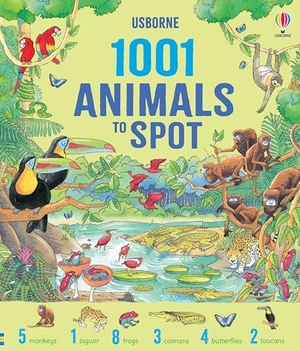 Doherty, Gillian / Ruth Brocklehurst. 1001 Animals to Spot. Usborne Publishing Ltd, 2025.