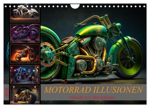 Meutzner, Dirk. Motorrad illusionen (Wandkalender 2024 DIN A4 quer), CALVENDO Monatskalender - Träume von Motorradfahrern umgesetzt in eimalige Bilder. Calvendo, 2023.