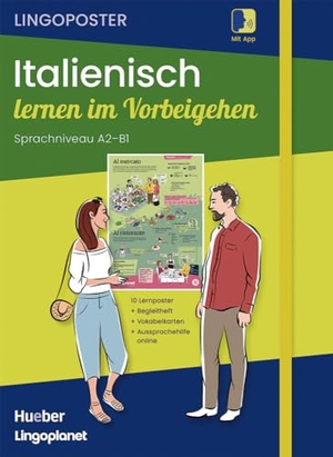 Delius Fine Books GmbH (Hrsg.). Lingoposter: Italienisch lernen im Vorbeigehen - 10 Lernposter / Paket: Sprachposter + Vokabelkarten + Begleitheft + App. Hueber Verlag GmbH, 2023.