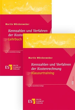 Wördenweber, Martin. Paket aus den zwei Büchern: -  - Kennzahlen und Verfahren der Kostenrechnung - Lehrbuch und -  - Kennzahlen und Verfahren der Kostenrechnung - Klausurtraining. Schmidt, Erich Verlag, 2026.