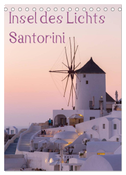 Insel des Lichts - Santorini (Tischkalender 2024 DIN A5 hoch), CALVENDO Monatskalender