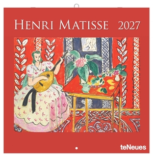 Neumann Verlage GmbH & Co KG (Hrsg.). Henri Matisse 2027 - Wandkalender 30x30 cm (30x60 cm geöffnet), Kunstkalender mit Meisterwerken von Henri Matisse. Neumann Verlage GmbH & Co, 2026.