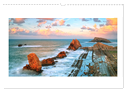 Wilde und romantische Küsten (Wandkalender 2025 DIN A3 quer), CALVENDO Monatskalender