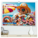 Tintenfisch Fashion. Coole Models zeigen die Trends (hochwertiger Premium Wandkalender 2025 DIN A2 quer), Kunstdruck in Hochglanz