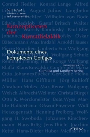 Bering, Cornelia / Kunibert Bering (Hrsg.). Konzeptionen der Kunstdidaktik - Dokumente eines komplexen Gefüges. wbv Media GmbH, 2011.