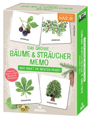 Klars, Monika. Das große Bäume & Sträucher Memo - Wer findet die meisten Paare?. moses. Verlag GmbH, 2025.